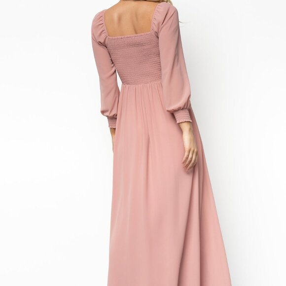 Baltic Born Giselle Maxi Dress | Blush Size MM - Picture 4 of 5
